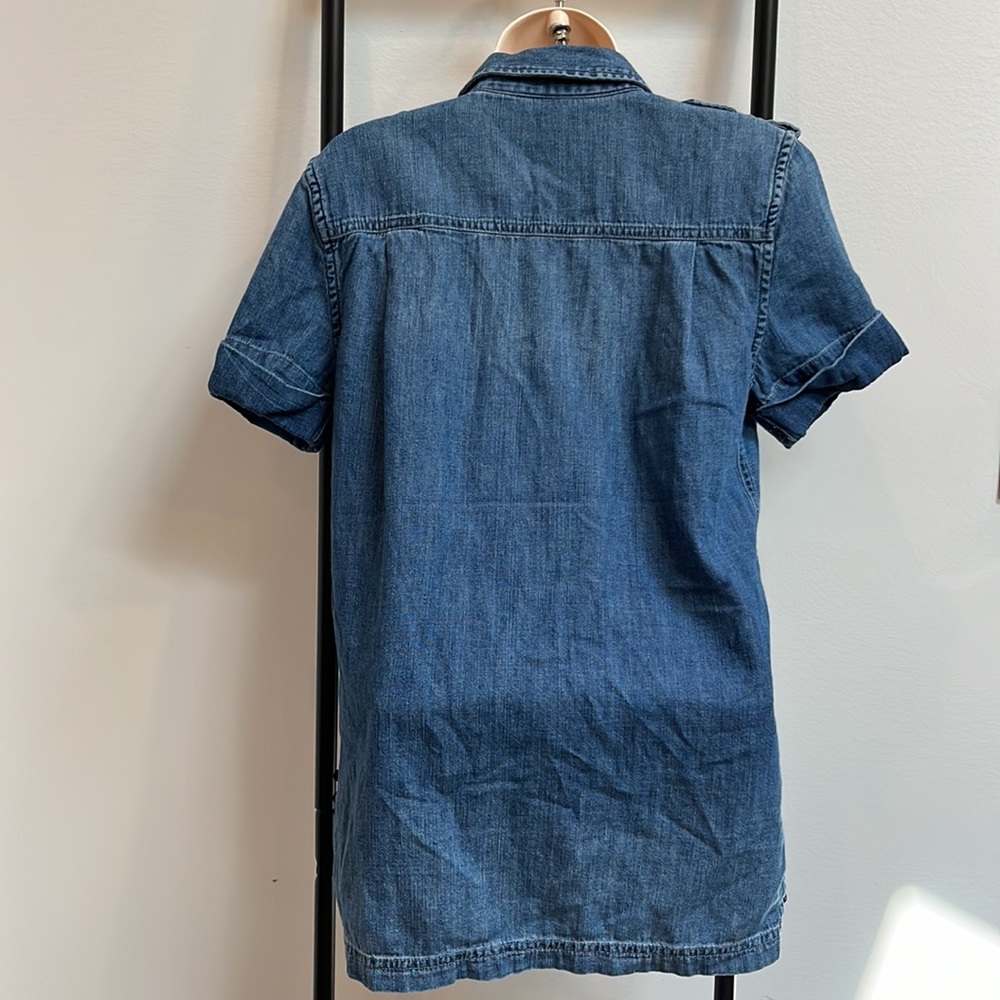 Equipment Femme Rory Chambray Denim Blouse 100% Cotton Women's Size XS - Picture 6 of 10
